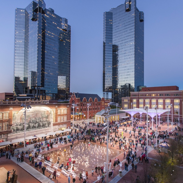 View of downtown, sundance square Fort Worth 