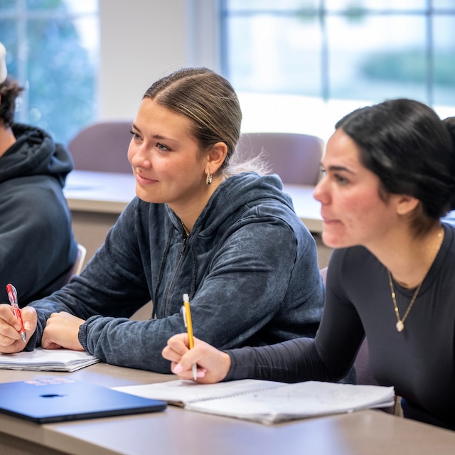 Students working on a creative writing assignment