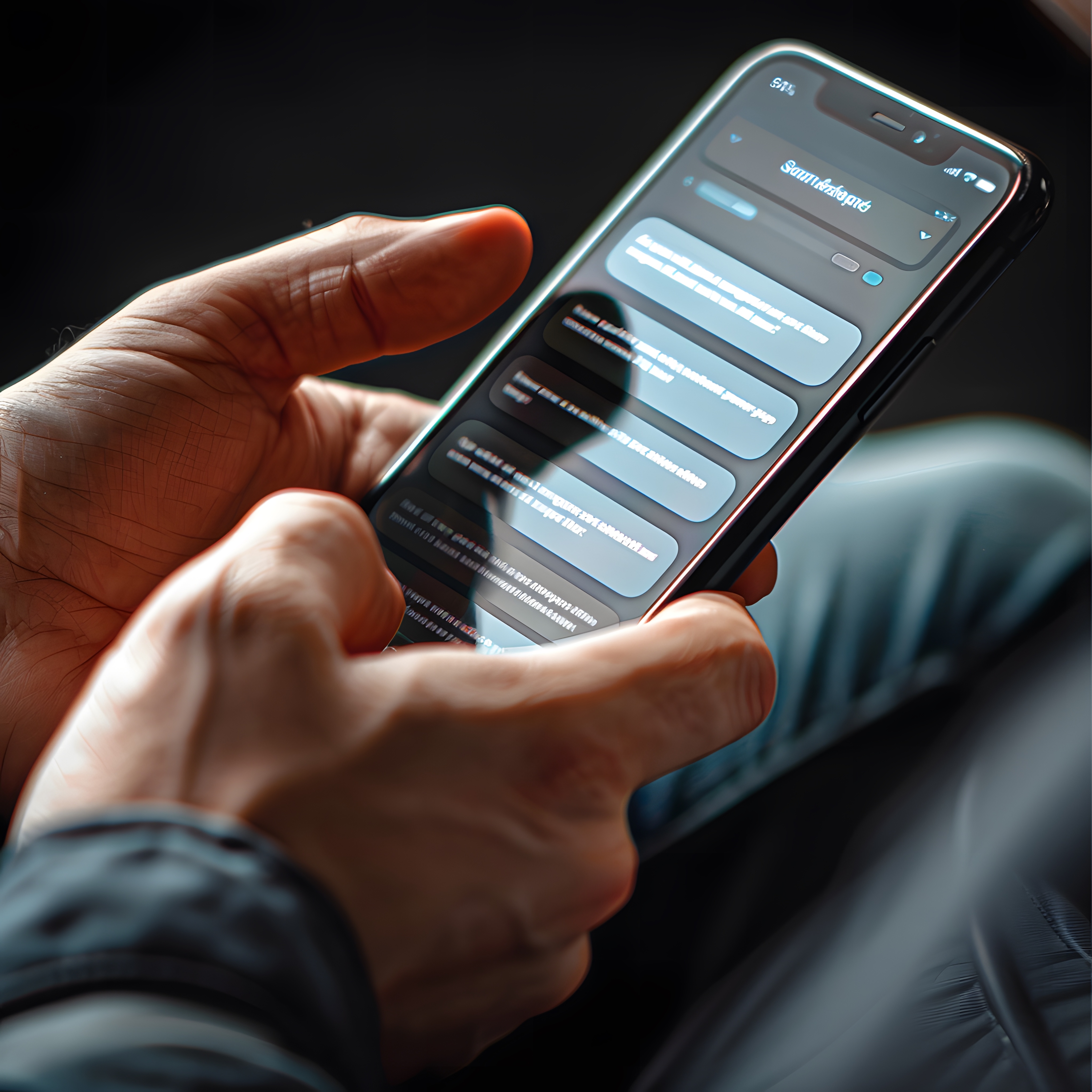 hands on a laptop typing